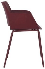 SEDIA ΠΟΛΥΘΡΟΝΑ MADDER BROWN 58x52xH79,5cm