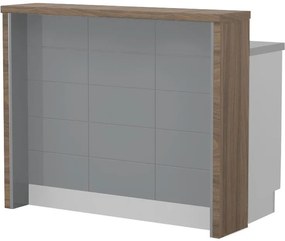 Πάγκος νησίδας Hudson-Μήκος: 120 εκ.-Γκρι-Carini Wallnut