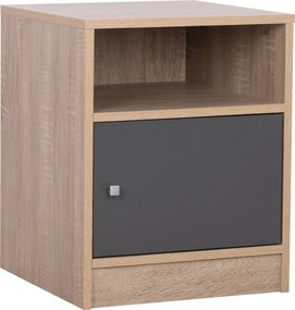 ΚΟΜΟΔΙΝΟ MALORY HM2205.04 ΜΕΛΑΜΙΝΗ SONAMA-ΓΚΡΙ 40x40x50Yεκ.