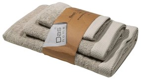 Πετσέτες Best 0656 (Σετ 3τμχ) Beige Das Home Towels Set 70x140cm 100% Βαμβάκι