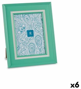 Κορνίζα Gift Decor Πράσινο Κρυστάλλινο Πλαστική ύλη (x6)