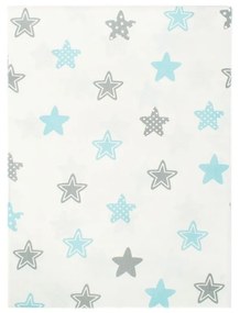 Σεντόνια Παιδικά Σετ 3τμχ Star 104 Sky blue DimCol Μονό 160x240cm 100% Βαμβάκι