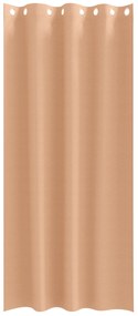 vidaXL Κουρτίνες 2 pcs Ανοιχτό καφέ 245 x 140 εκ. Πολυεστέρας