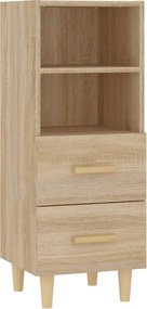 vidaXL Ντουλάπι Sonoma Δρυς 34,5x34x90 εκ. από Επεξεργασμένο Ξύλο