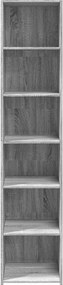 vidaXL Ντουλάπι Γκρι Sonoma 40x41x185 εκ. Επεξεργασμένο Ξύλο