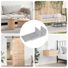 vidaXL Εξαγωνικό Κλειδί 12 pcs Ασημί 32 x 86 χιλ. Ατσάλι