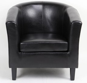 Πολυθρόνα ArteLibre FIORELLA Καφέ PU 73x69x75cm