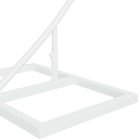 vidaXL Αψίδα Γάμου Λευκός 220 x 45 x 200 εκ. Ατσάλι