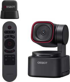Κάμερα web OBSBOT Tiny 3 Lite με τηλεχειριστήριο και μικρόφωνο