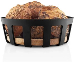 Ψωμιέρα Nordic Kitchen 520437 Φ21,5cm Natural-Black Eva Solo Wood,Plastic