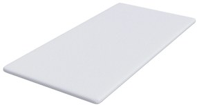 vidaXL Στρώματα Λευκό 90 x 200 cm 100% ύφασμα πολυεστέρα με τζακάρ