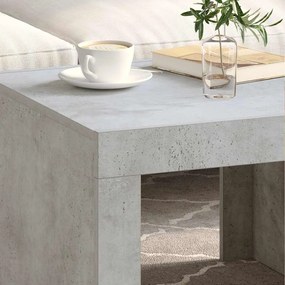 vidaXL Τραπεζάκι Σαλονιού Γκρι Σκυρ. 50x50x35 εκ. Επεξεργασμένο Ξύλο