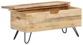 vidaXL Μπαούλο 90 x 40 x 45 εκ. από Μασίφ Ξύλο Μάνγκο