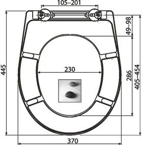 Κάλλυμα WC Duroplast Soft close Alca Plast Zen