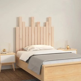 vidaXL Κεφαλάρι Τοίχου 82,5x3x80 εκ. από Μασίφ Ξύλο Πεύκου
