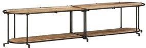 vidaXL Έπιπλο Τηλεόρασης 200x42x40 εκ. Μασίφ Ακατέργ. Ξύλο Μάνγκο