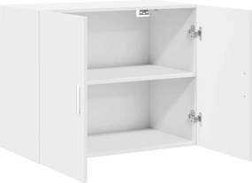 vidaXL Ντουλάπι Τοίχου Λευκό 80x42,5x64 εκ. από Επεξεργασμένο Ξύλο