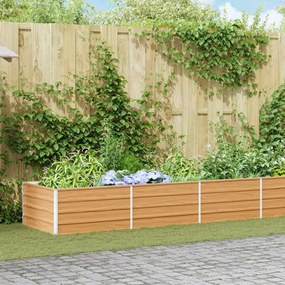 Υπερυψωμένη Ζαρντινιέρα Ανοιχτό καφέ 480 x 80 x 45 cm