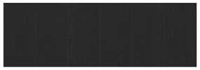 vidaXL Κεφαλάρι Μαύρη δρυς 240 x 1,5 x 80 εκ. Επεξεργασμένο ξύλο