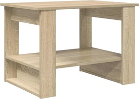 vidaXL Τραπεζάκι σαλονιού Δρύς Sonoma 72 x 50 x 50 εκ.