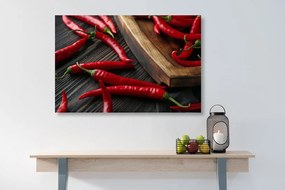 Πιάτο εικόνας με πιπεριές τσίλι - 120x80