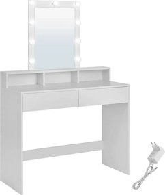 Μπουντουάρ Με Καθρέφτη & Φως (100x40x145) Vasagle RDT164W01