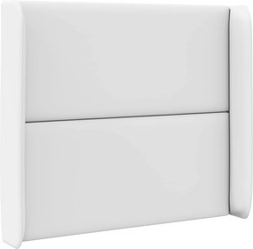 vidaXL Αυτί Κεφαλής Λευκό 80 x 16 x 4 εκ. PVC