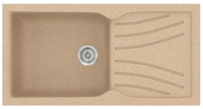 Sanitec Classic 324 Granite Beige Νεροχύτης 55cm