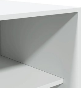 vidaXL Ντουλάπα Λευκή 80 x 50 x 200 εκ. από Επεξεργασμένο Ξύλο