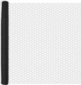 vidaXL Στύλος Περιφράξεων Γκρι 50 x 1,6 μ (36 mm δίχτυ)