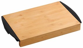 Ξύλο κοπής Kesper 58350, 41x25x4cm, Εντοιχιζόμενα δοχεία, Μπαμπού, Καφέ