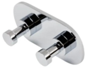 Geesa Nemox 6515 Chrome Κρεμάστρα 2 αγκίστρων