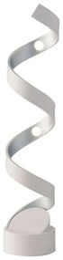 Φωτιστικό Δαπέδου Helix LED-HELIX-L4C BCO 12W Led 14,5x66cm White-Silver Luce Ambiente Design Αλουμίνιο