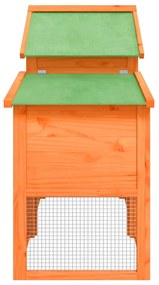 vidaXL Κοτέτσι Καφέ 186,5 x 58,5 x 113 εκ. από Μασίφ Ξύλο Πεύκου