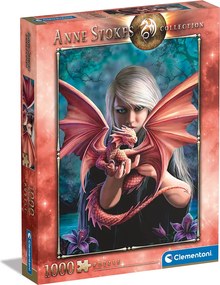 Clementoni Παζλ Anne Stokes Dragonkin 1000 τμχ