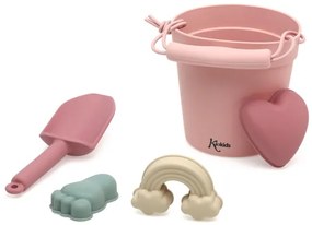 Σετ Κουβαδάκια Παραλίας Kiokids Pink 5τμχ.