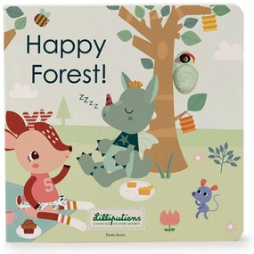 Βιβλιαράκι Αφής &amp; Ήχων Happy Forest LI83475 15x2x15,5cm Multi Lilliputiens