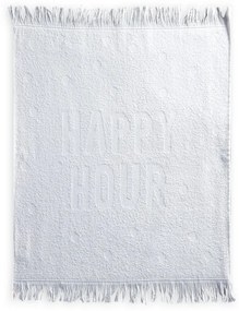 Ποτηρόπανο Happy Hour Off White Nef-Nef 100% Cotton