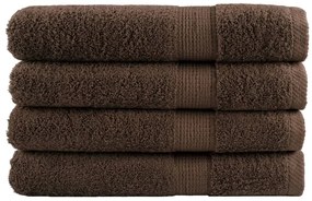 vidaXL Πετσέτες Σάουνας Premium SOLUND 4 τεμ. Καφέ 80x200 εκ. 600 γρ./μ²
