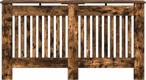 vidaXL Καπάκι Καλοριφέρ Καπνιστό Δρύς 152 x 19 x 81,5 cm