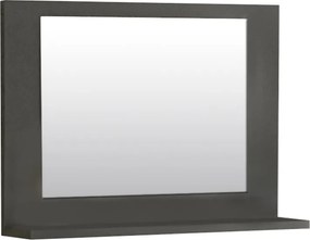 Καθρέπτης μπάνιου Devlin Megapap χρώμα ανθρακί 60x10x45εκ.