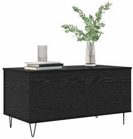 vidaXL Τραπεζάκι σαλονιού Μαύρη δρυς 90 x 44.5 x 45 εκ.