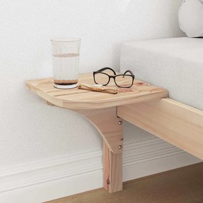vidaXL Πλαίσιο κρεβατιού με κομοδίνα Καφέ 75 x 190 cm Καφέ