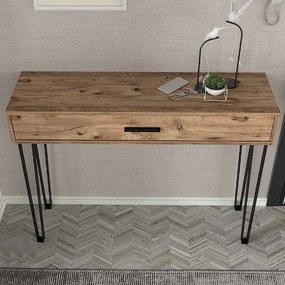 Κονσόλα μελαμίνης Rochel Megapap χρώμα atlantic pine 120x35x89,8εκ. - Μελαμίνη - GP042-0227,1