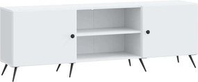 vidaXL Ντουλάπι TV Λευκό 150 x 31 x 50 εκ. Επεξεργασμένο Ξύλο