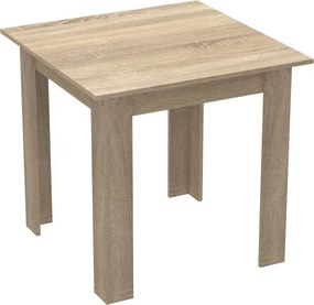 Τραπέζι Manka I pakoworld σε sonoma απόχρωση 80x80x77εκ