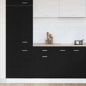 vidaXL Ντουλάπι με Συρτάρια με συρτάρι Μαύρη δρυς 50 x 46 x 81.5 εκ