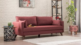 3-Seat Sofa Bella Sofa For 3 Pr - Claret Red Claret Red