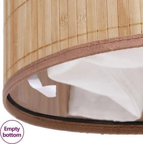 vidaXL Καλάθι Απλύτων Οβάλ Φυσικό Χρώμα από Μπαμπού