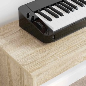 vidaXL Βάση Πληκτρολογίου Δρύς Sonoma 100 x 32 x 64 εκ